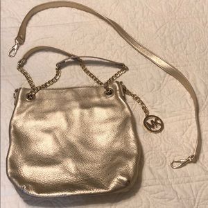 Michael Kors Gold Pocketbook
